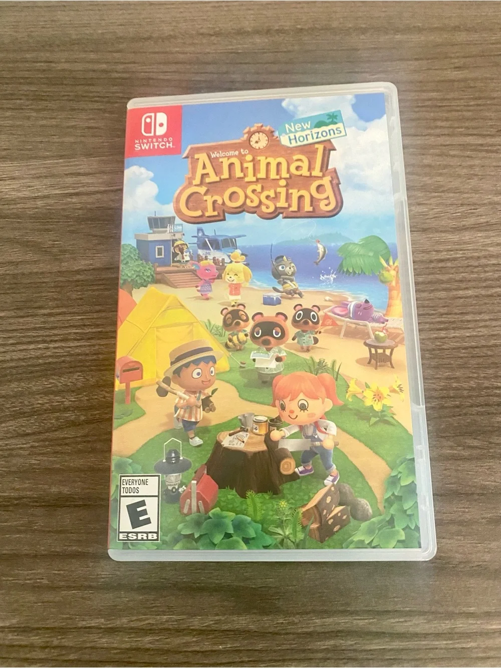 Nintendo Switch Animal Crossing New Horizons Game Case - Blue, Green, Yellow